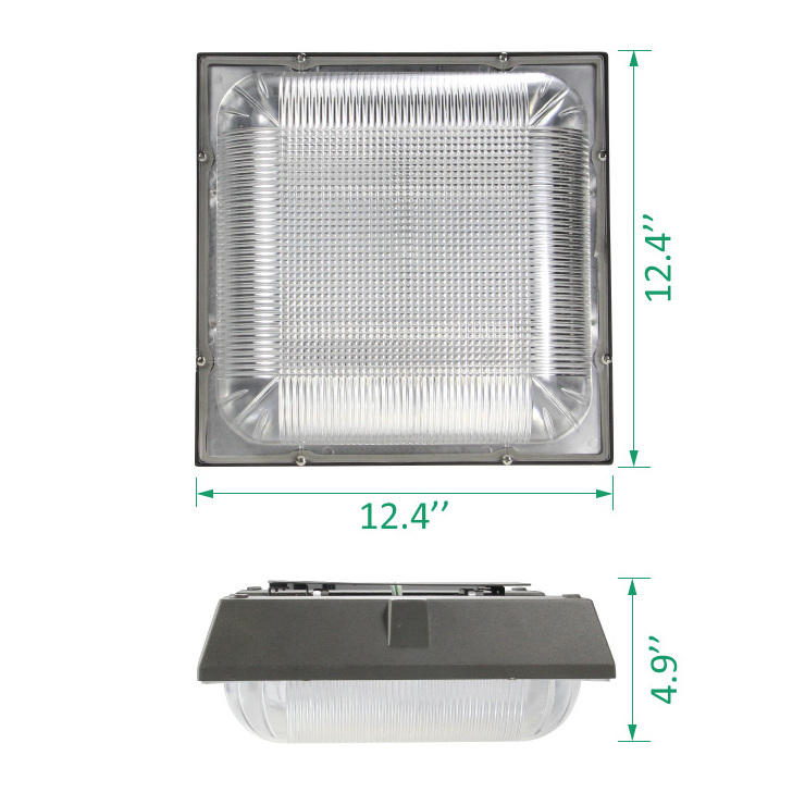 ETL DLC Qualified industrial led light 50W 75W 100W 120W LED Gas Station Canopy Lights