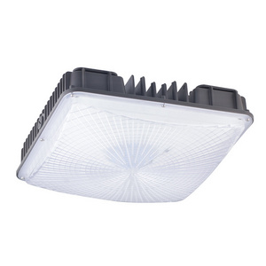 ETL, cETL DLC IP65 Petrol Station Aluminium Garage Canopy LED Ceiling Light