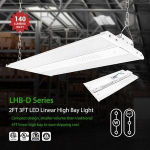 Warehouse Badminton Court Industrial Lighting Linear Fixtures Lamp Utility Led Linear High Bay Light