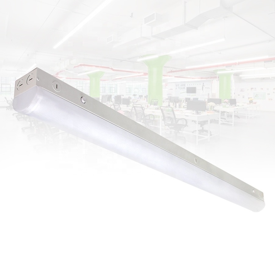 Commercial Industrial Shop Pendant For US Market 32W 40W 50W Power CCT Selectable LED Linear Strip Light Fixtures