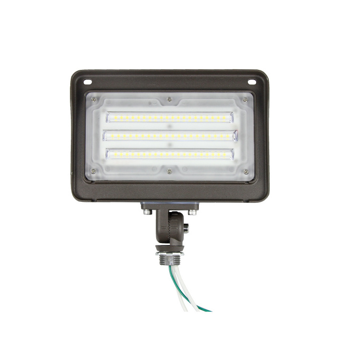 Arm Adjustable IP65 Wet Location 30/50 Watt Outdoor Glass Cover Led Flood Light