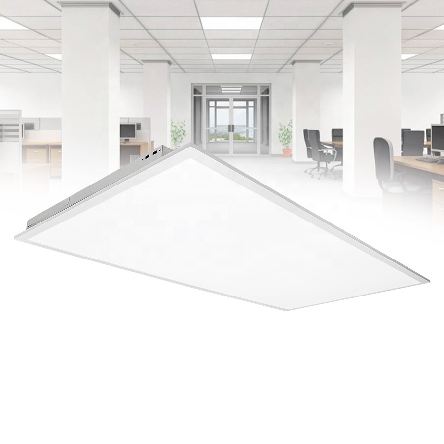 ETL DLC 5.1 Premium Led Panel Light 2x2' 2x4' Surface Mounted Square Flat 30w 40w 50w 60w 70w Led Panel For Office Lighting