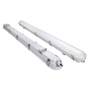 LED Vapor Proof 4ft Light Fixture 3000K 4000K 5000K Frosted Cover IP65 Rated Led Tri Proof Light for Shop Warehouse