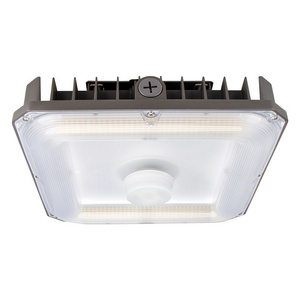 Motion Sensor IP65 Waterproof 40W 60W 80W 100W 5000K Industrial Pendant Lighting 1-10V Dimmable LED Garage Canopy Parking Light