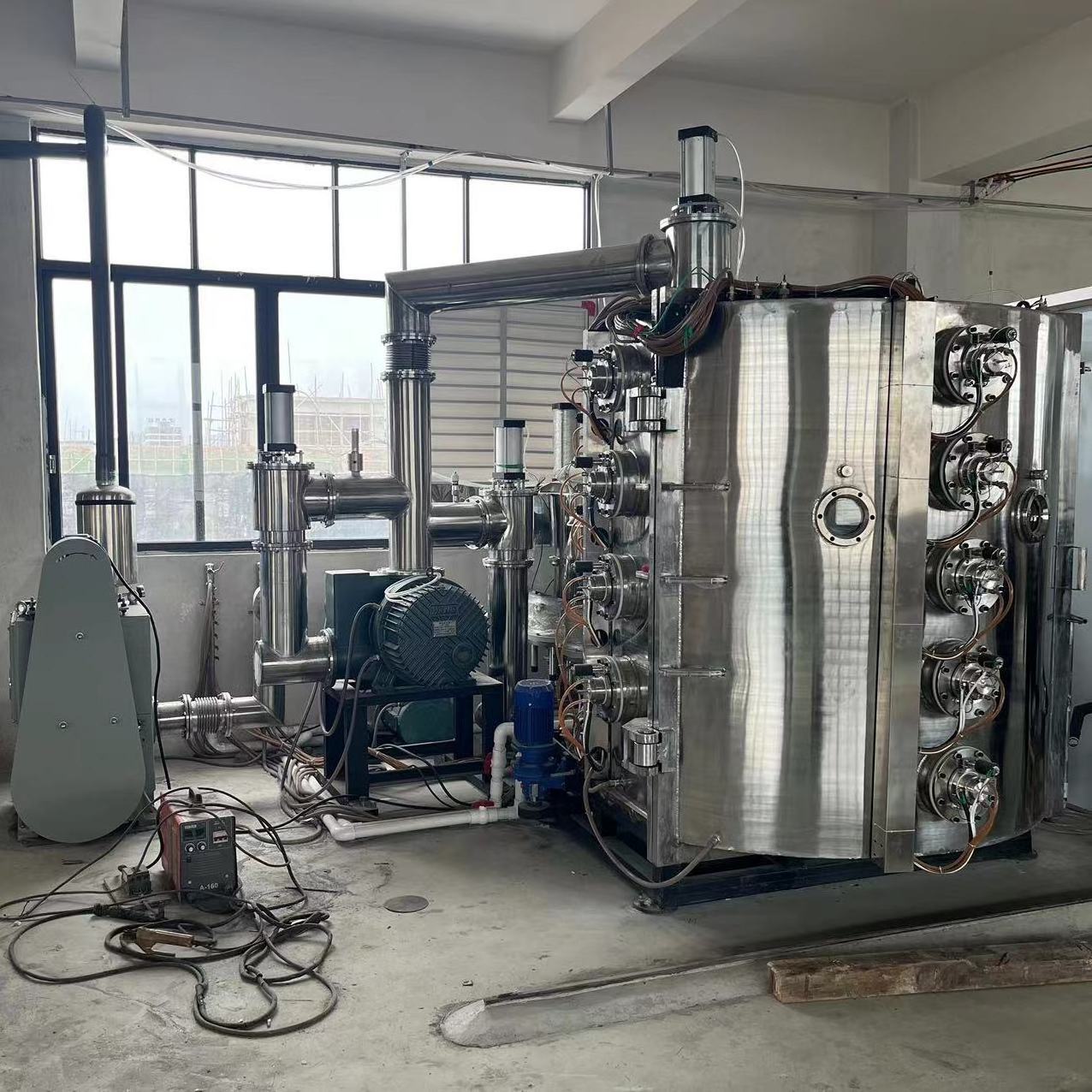 OEM/ODM stainless steel furniture multi arc pvd vacuum coating machine with auto control