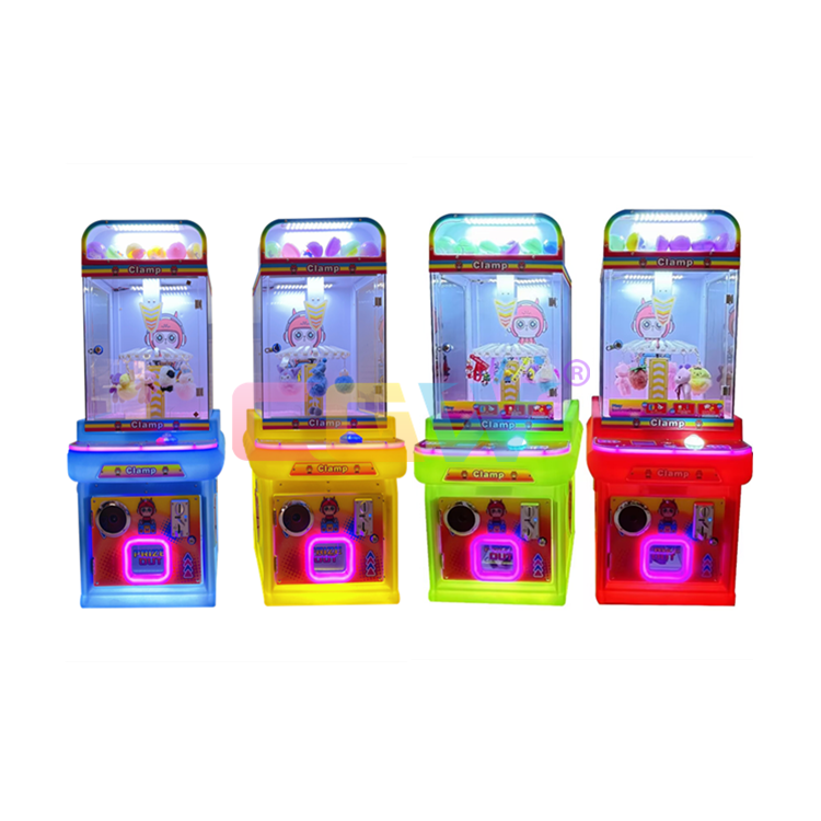 CGW GOOD PROFIT Coin Operated Happy Clip Redemption Prize Vending Arcade Game Machine With Bill Acceptor