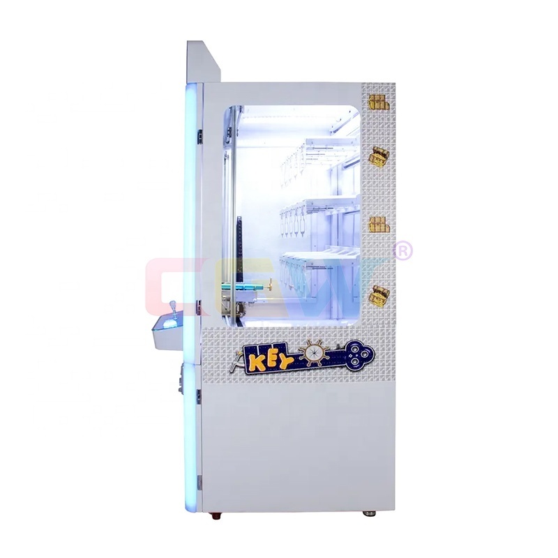 Coin Operated 15 Holes Golden Key Game Key Master Bill Acceptor Claw Machine Vending Machine For Shopping Mall