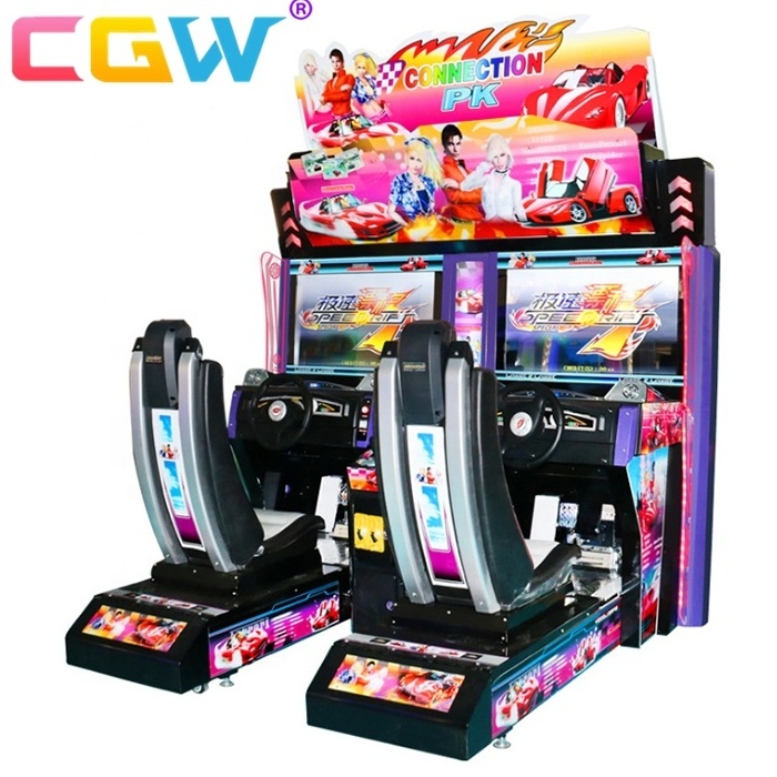 CGW Coin Operated Outrun Car Racing Simulator Arcade Driving Game Machine For Sale