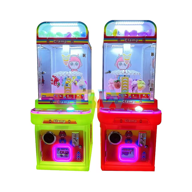 CGW Cheap Amusement Machine Coin Operated Skill Game Machine Toy Vending Prize Happy Clip Gift Machine