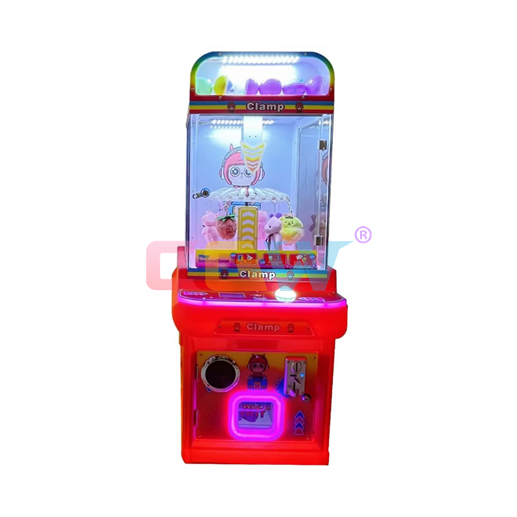 CGW GOOD PROFIT Coin Operated Happy Clip Redemption Prize Vending Arcade Game Machine With Bill Acceptor