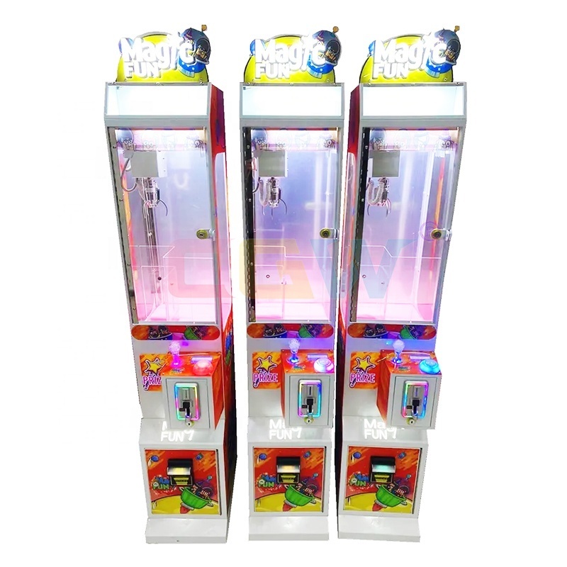 New Designed Mini Toy Crane Claw Machine Coin Operated Amusement Gift Game Machine