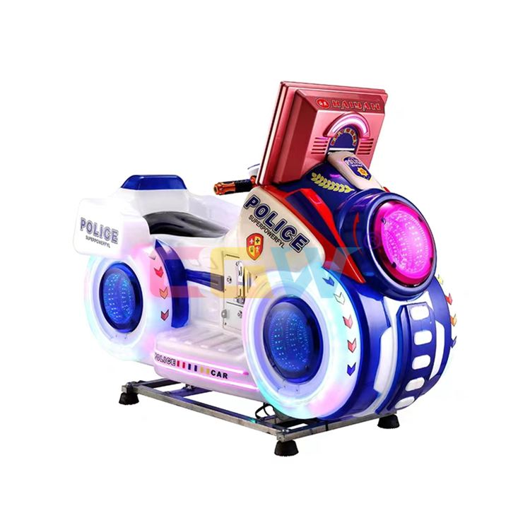 CGW GOOD PROFIT Arcade Motorcycles Kiddie Ride Arcade Racing Game Swing Machine Rocking Plastic/Fiberglass Kiddie Ride