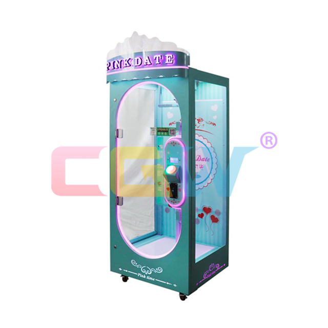 CGW Fun Fair Metal Arcade Prize Gift String Cut/Cutting Arcade Game Machine Vending Big Bear Toy Cut 2 Win Prize Machine