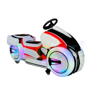 2 Players Factory New Amusement Park Equipment Battery Operated Amusement Motorbike Amusement Park Car for Sale