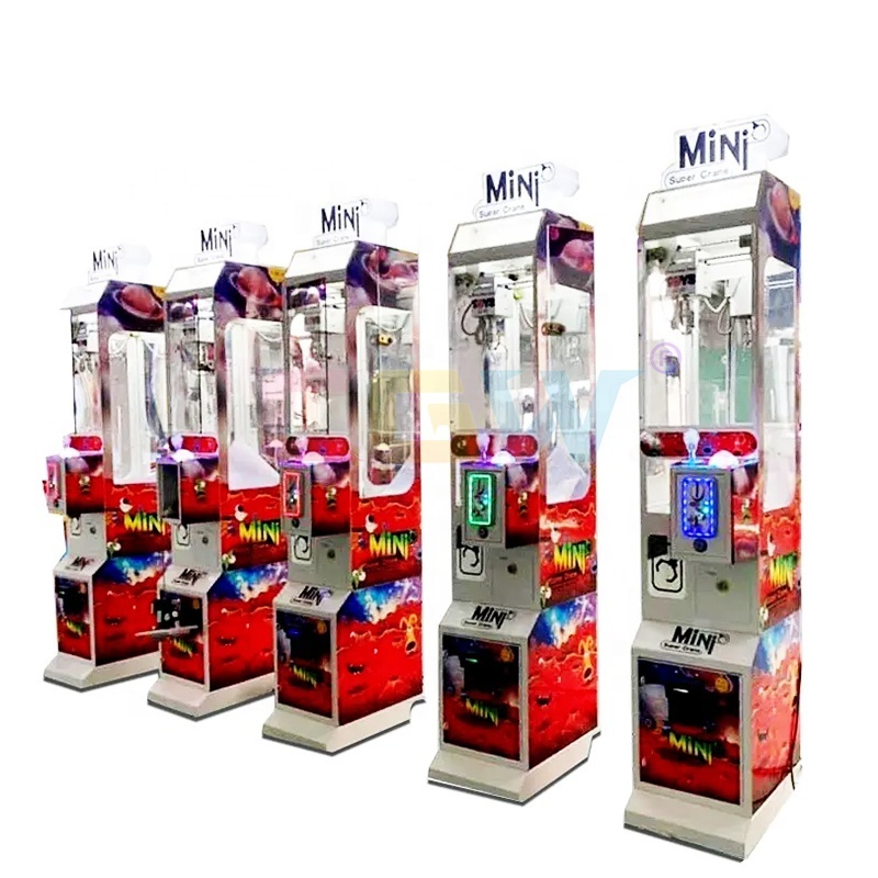 New Designed Mini Toy Crane Claw Machine Coin Operated Amusement Gift Game Machine