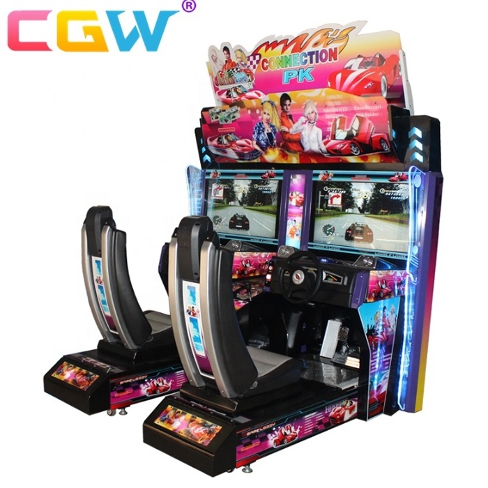 CGW Coin Operated Outrun Car Racing Simulator Arcade Driving Game Machine For Sale