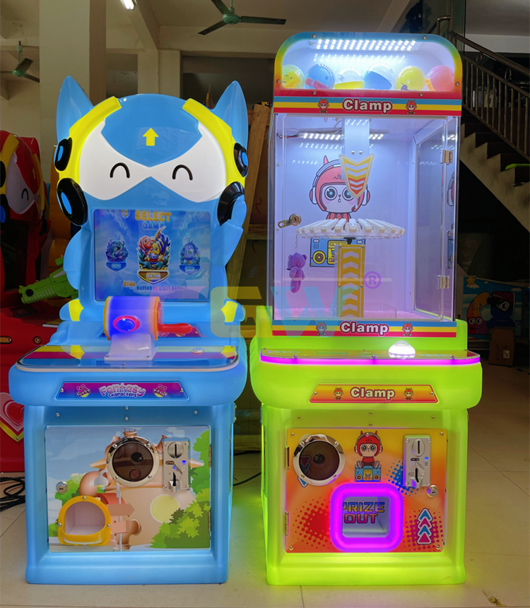 CGW Cheap Amusement Machine Coin Operated Skill Game Machine Toy Vending Prize Happy Clip Gift Machine