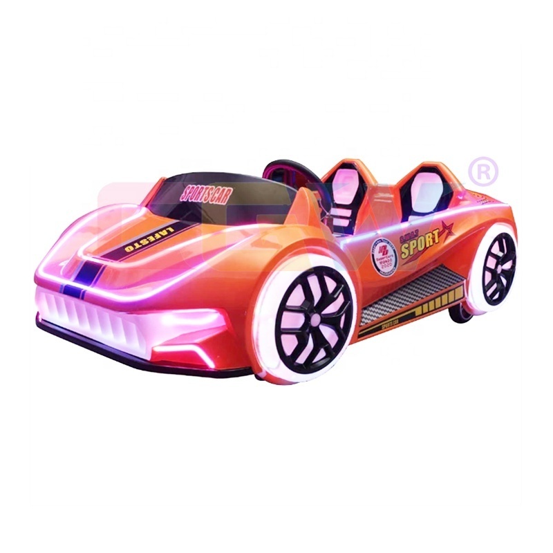 Kids game machine battery drift racing car rides battery ride on car amusement car rides for 2 players sale