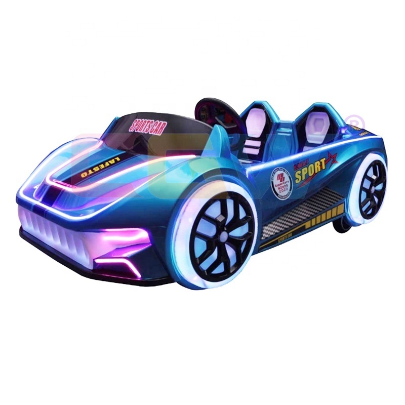 Kids game machine battery drift racing car rides battery ride on car amusement car rides for 2 players sale