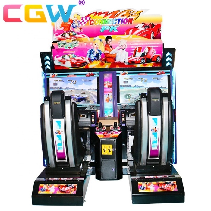 CGW Coin Operated Outrun Car Racing Simulator Arcade Driving Game Machine For Sale