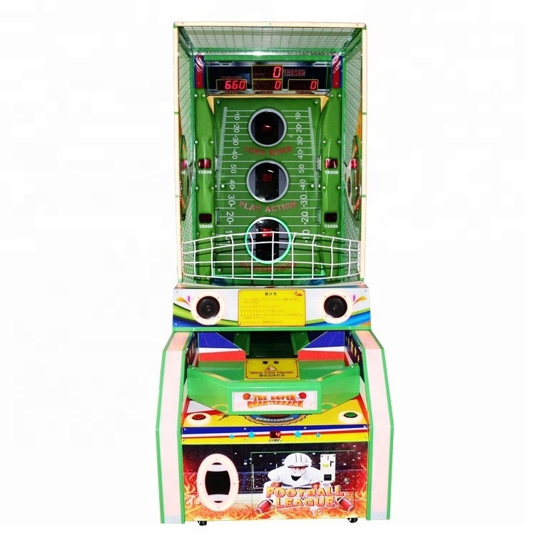 Cheap Coin Operated Shooting Rugby ball Football League Shooting Arcade Simulator Lottery Redemption Sport Game Machine