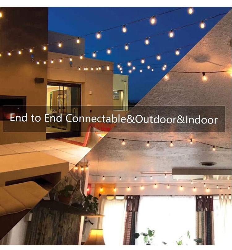 LED Bulb  IP 65 Waterproof Wedding Garden Indoor Outdoor Cafe Festoon Decorative String Light