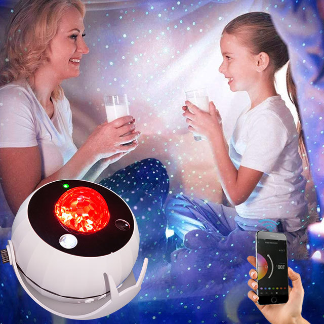 Laser Star Projector with LED Nebula Galaxy for Room Decor, Sky Lite Star Night Light