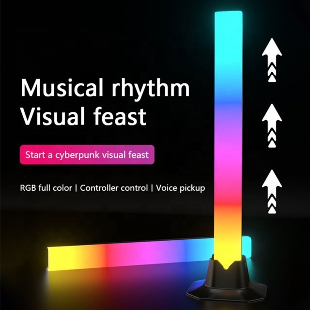 Hot Control Smart RGB Light Bar Rhythm Recognition Music Light USB Athletic Game Sound Control Rhythm Lights