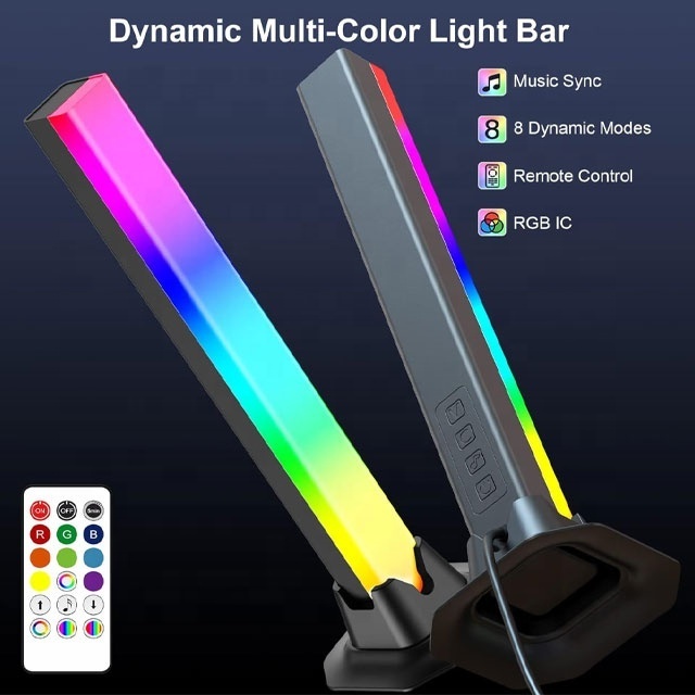 Hot Control Smart RGB Light Bar Rhythm Recognition Music Light USB Athletic Game Sound Control Rhythm Lights