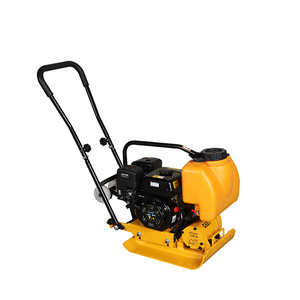 Road Compaction Hand Mini Walk Behind Reversible Portable Vibrating Plate Compactor Machine Compactador With Water Tank