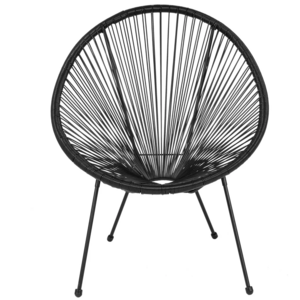 Outdoor Garden Furniture Egg Chair PE Rattan Acapulco Chair Modern Woven Rope Outdoor Chair