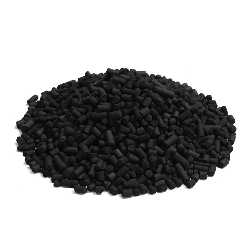 4.0mm extrusion Catalytic  Activated Carbon Pellets for  hydrogen sulfide (H2S) removal