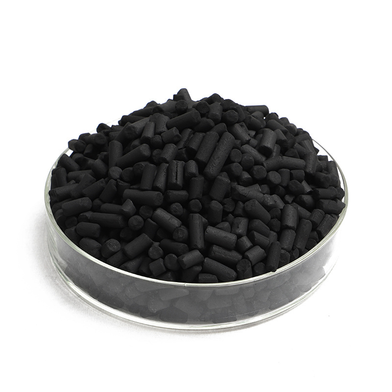 4.0mm extrusion Catalytic  Activated Carbon Pellets for  hydrogen sulfide (H2S) removal