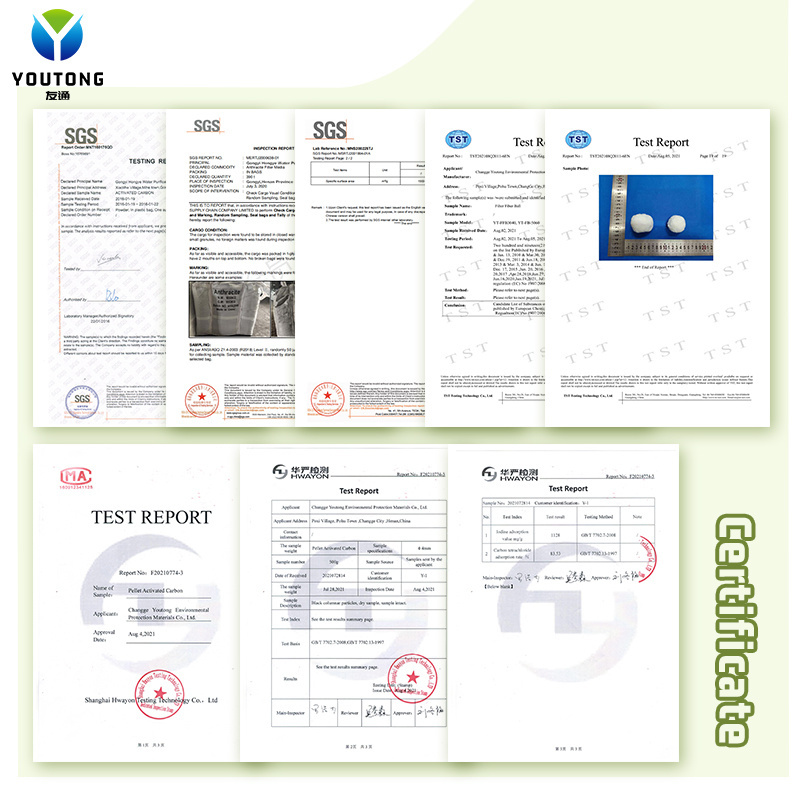 Ash Content 4 % Granular Coal Based Activated charcoal Media for water treatment