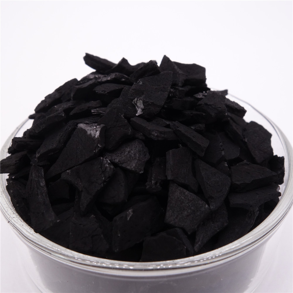 6 x 12 mesh granular coconut shell based steam activated carbon / charcoal