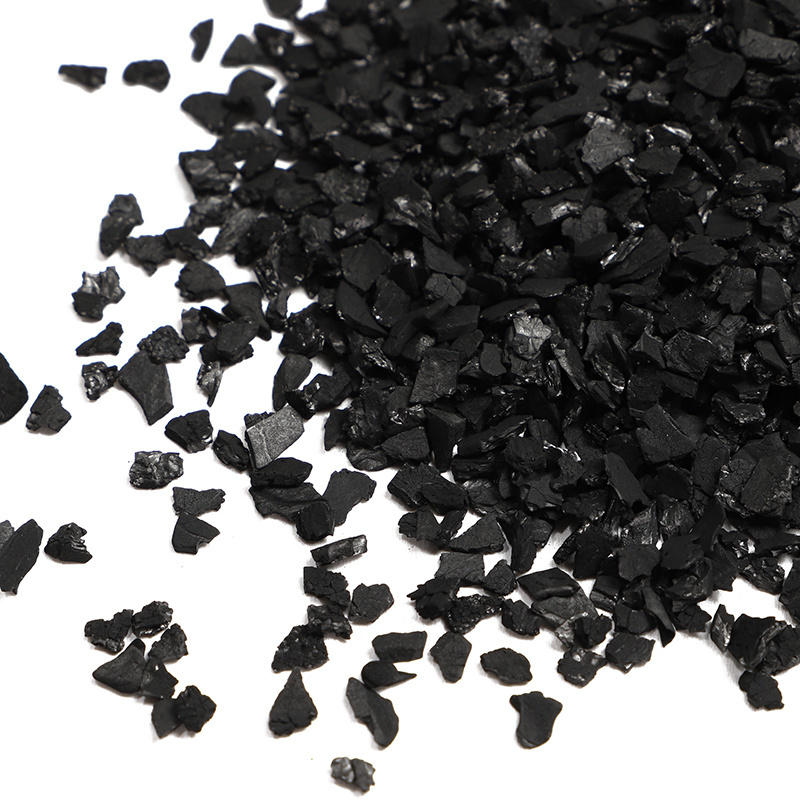 6 x 12 mesh granular coconut shell based steam activated carbon / charcoal