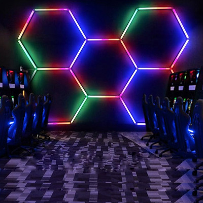 Hexagon light rgb sales