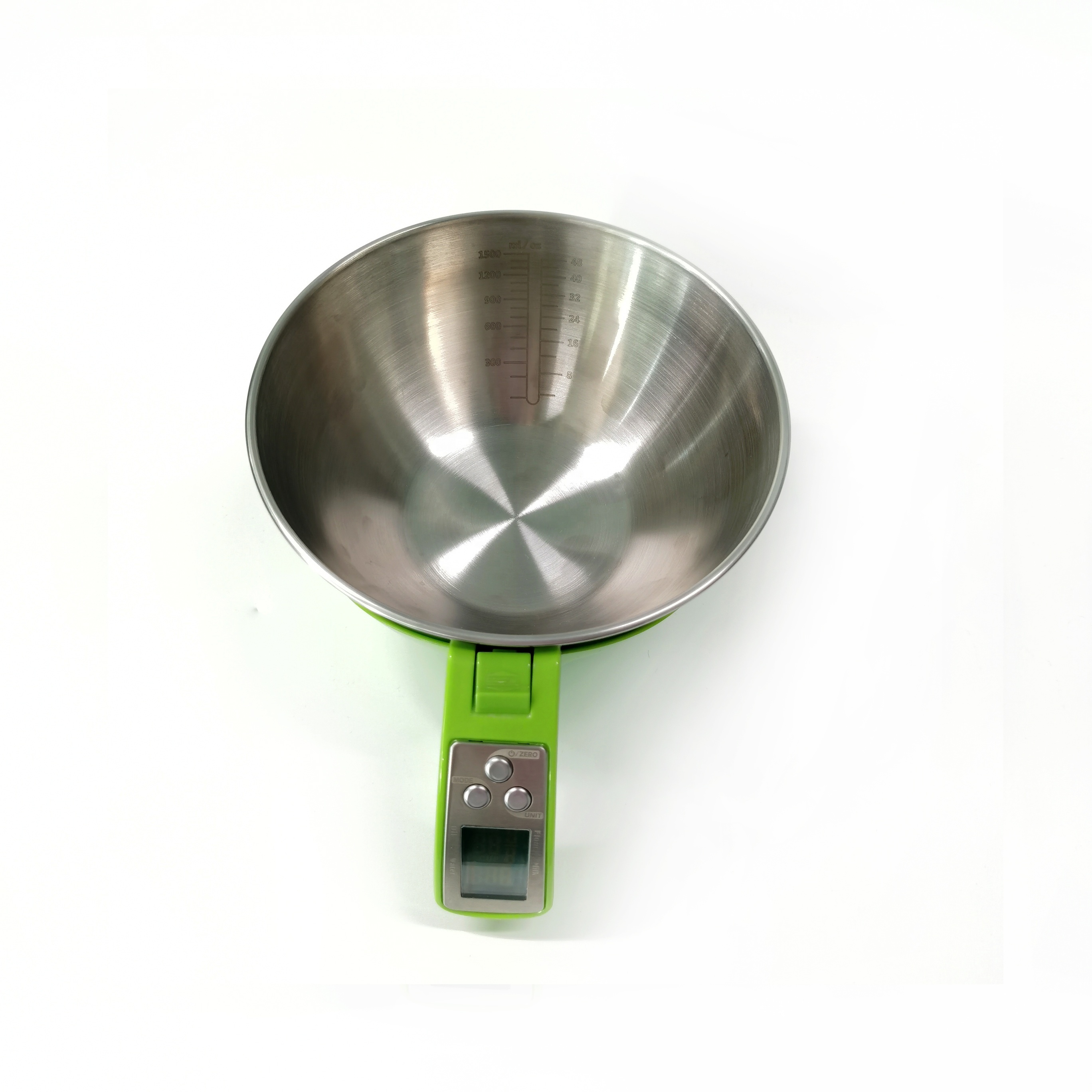 round Kitchen Digital Scale with Auto-Off 5kg Maximum Weight for Measuring Food and Battery Powered