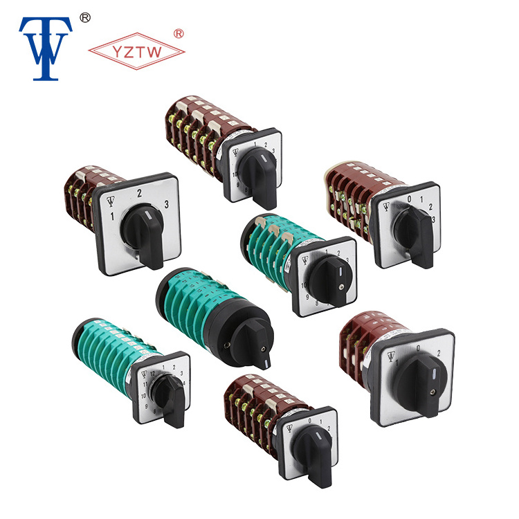 LW26-125 1-0-2 4P Professional manufacturer supplier auto 4 pole 3 position rotary switch