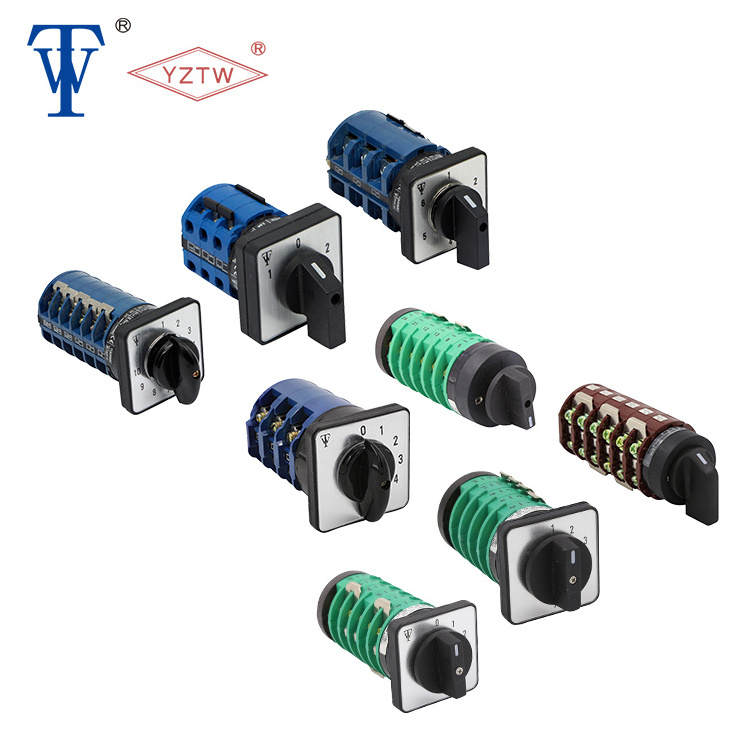 LW26-125 1-0-2 4P Professional manufacturer supplier auto 4 pole 3 position rotary switch