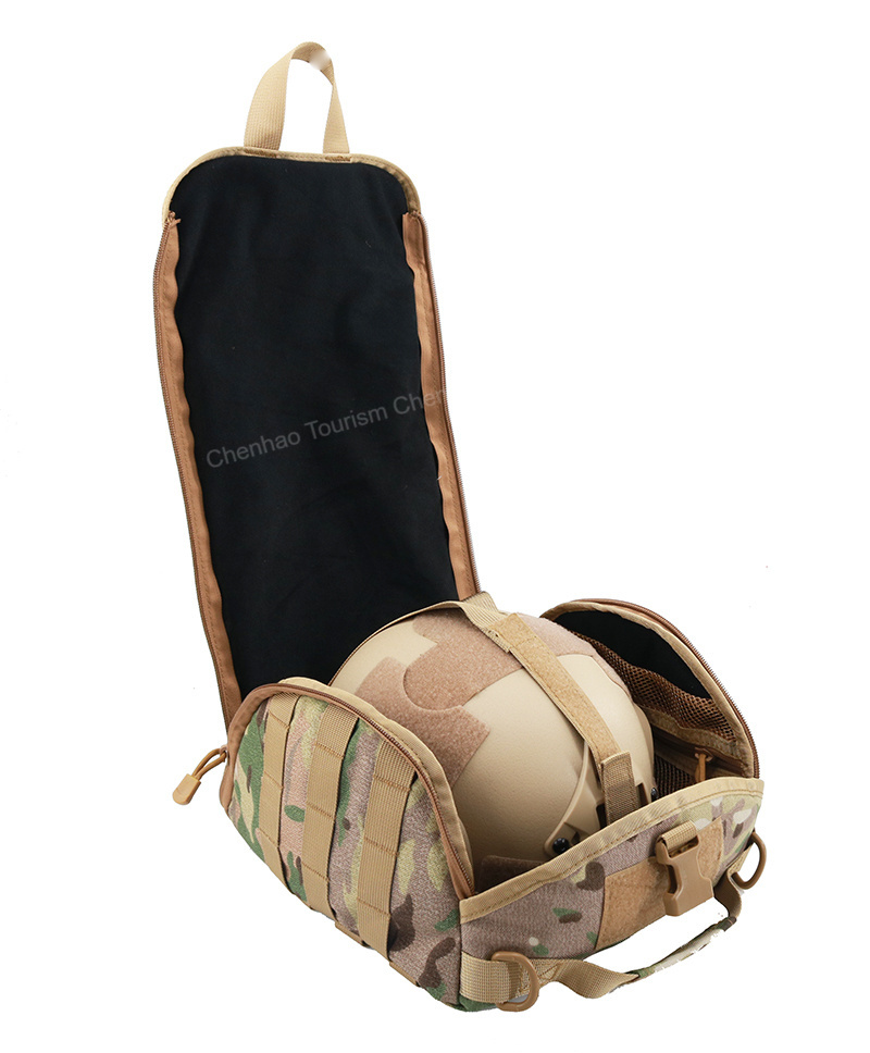 Chenhao Camouflage Storage Case Helmets Fast Mich MOLLE Clamshell Tactical Helmet Bag