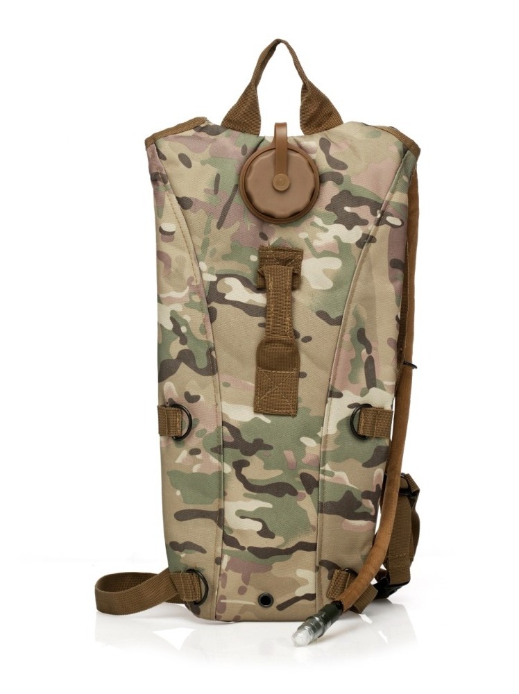 Custom outdoor trekking camping water bag water bladder 3L tactical hydration backpack