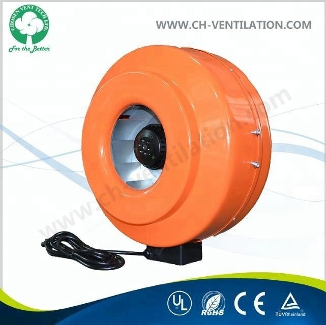 CE 250mm high pressure centrifugal fan inline duct blower fans for grow tent