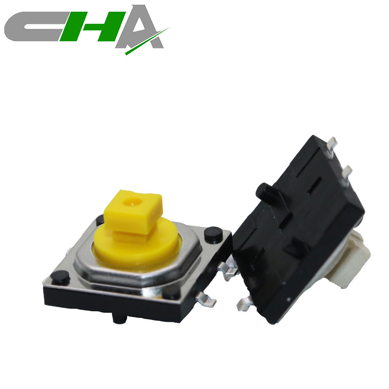 waterproof dust proof  13mm cherry low profile tactile switch 13x13 right angle tact switch pcb spst with led smd