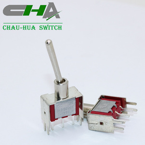 CHA MT series minaiture toggle switch spst toggle switch 3 way