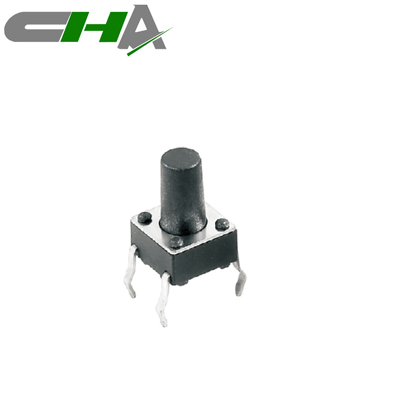 Good price mini tact switch CHA 6*6mm 4.3mm to 25mm outemu tactile switch long knob smd dip tact switch with cap