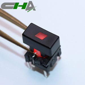 CHA good price tact switch C3102 series custom symbol hat led tact switch