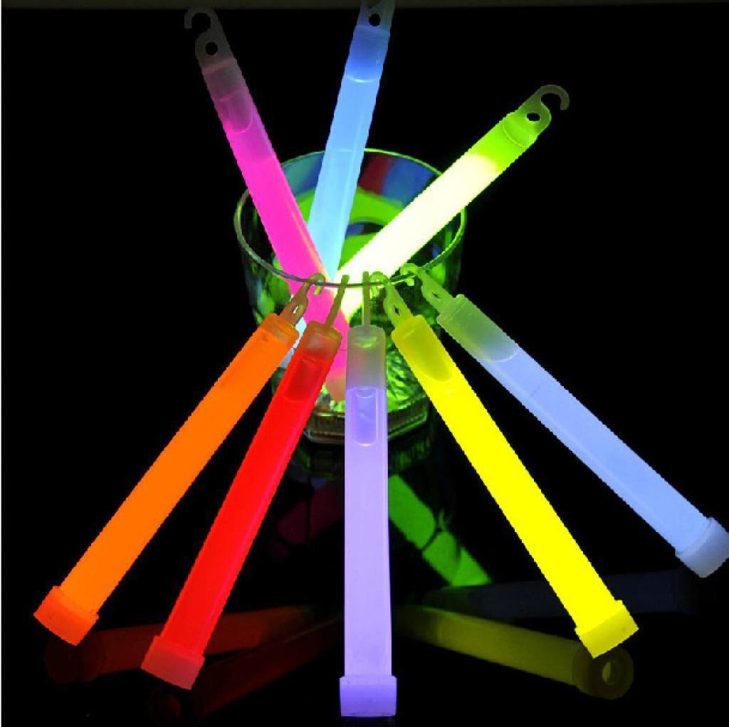 Bright 6 Inch Glow Sticks - Emergency Bright  Glow Sticks with 12 Hour Duration Camping Hiking Parties and Kids Activities