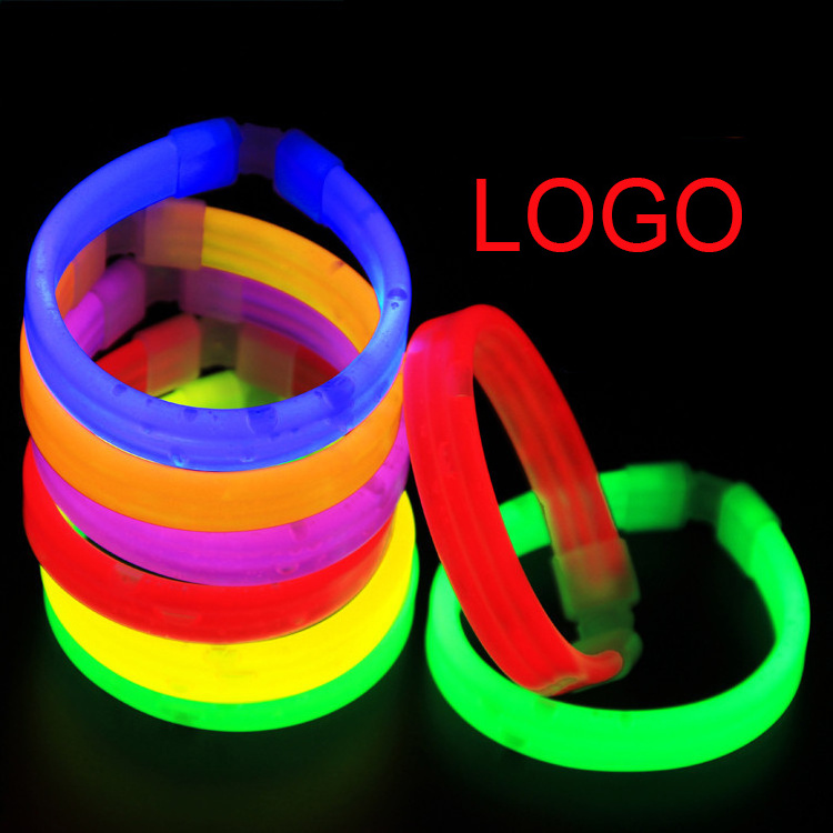 Customize Glow sticks Light Up Party Favors  Decorations Neon Glow Necklaces and  Bracelets with Connectors in the dark