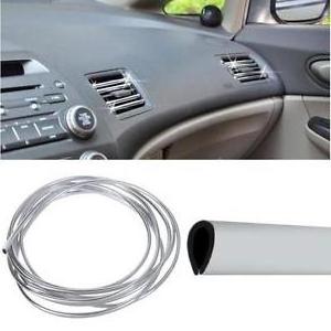 Exterior Accessories Car Door Chrome Edge Guards U Shape PVC Soft Flexible Strip